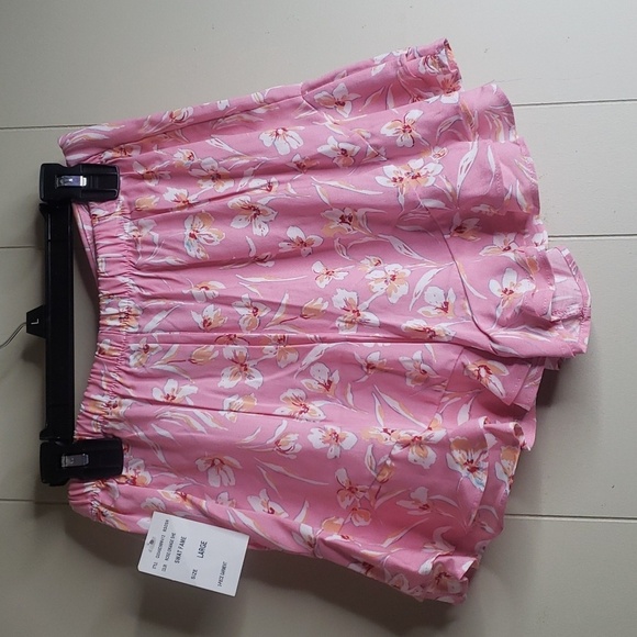 Girls Swat Fame 2 Piece Tank & Short  Set Pink Floral - Xtraordinary - Picture 6 of 8